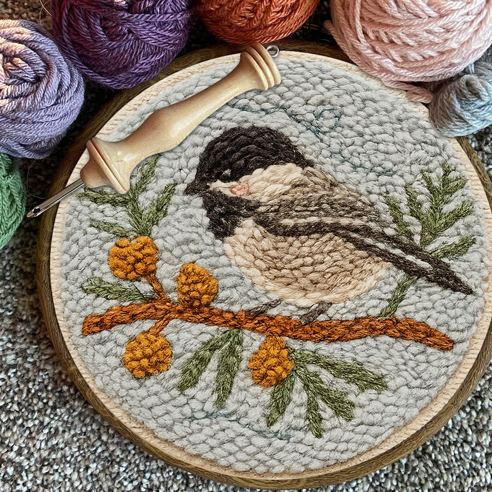 Birds On The Branch Punch Needle Kit - Cute Bird Artwork | Perfect Desk Decoration  - image 7