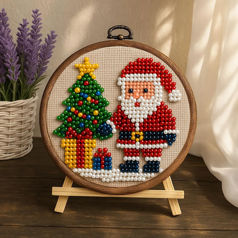 Rubbyoo Bead Embroidery Kit - Marry Christmas | Holiday Diy Artwork | Nice For Home Decor - image 5