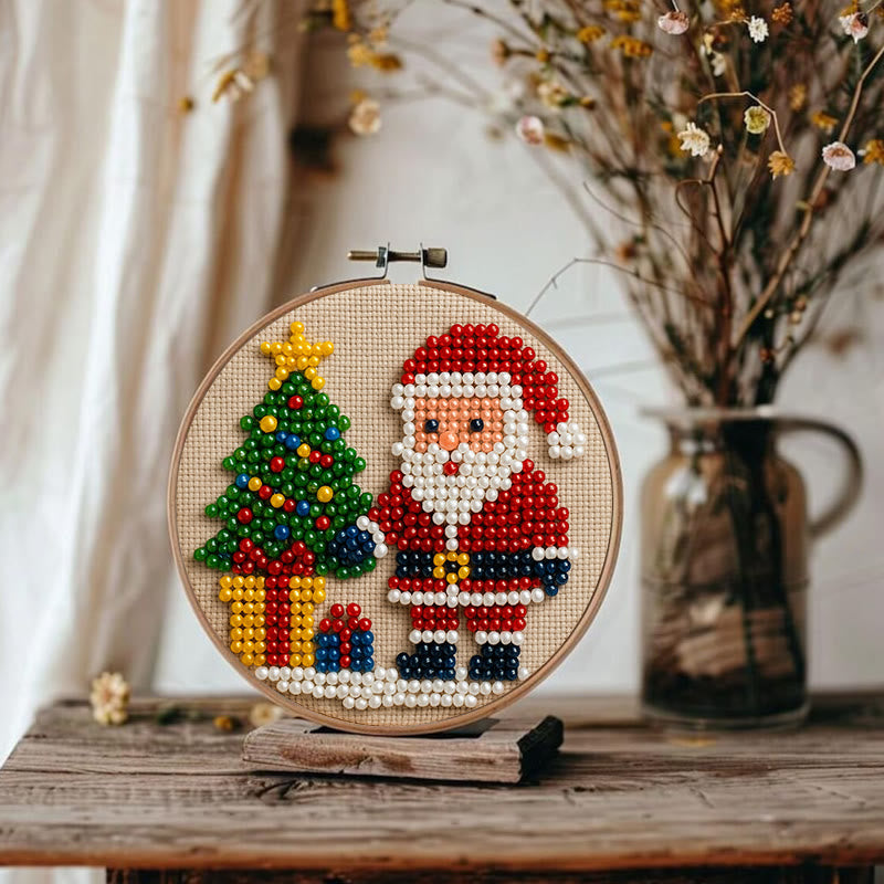 Rubbyoo Bead Embroidery Kit - Marry Christmas | Holiday Diy Artwork | Nice For Home Decor - image 10
