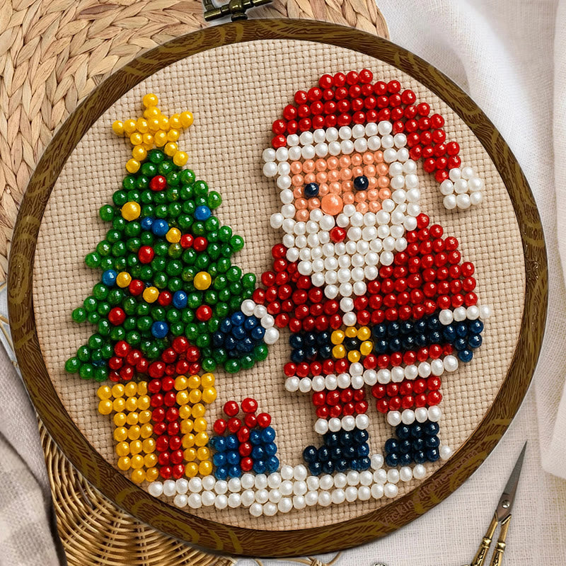 Rubbyoo Bead Embroidery Kit - Marry Christmas | Holiday Diy Artwork | Nice For Home Decor - image 6