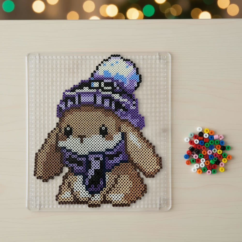 Rubbyoo Perler Beads Kit - Cutest Bunny  | Diy Handmade Craft | Perfect Birthday Gift Idea - image 3