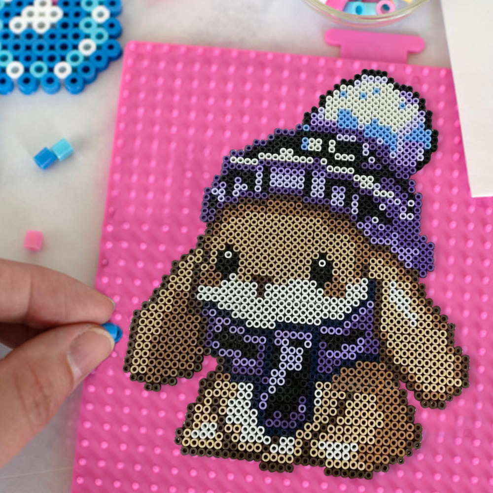 Rubbyoo Perler Beads Kit - Cutest Bunny  | Diy Handmade Craft | Perfect Birthday Gift Idea - image 5