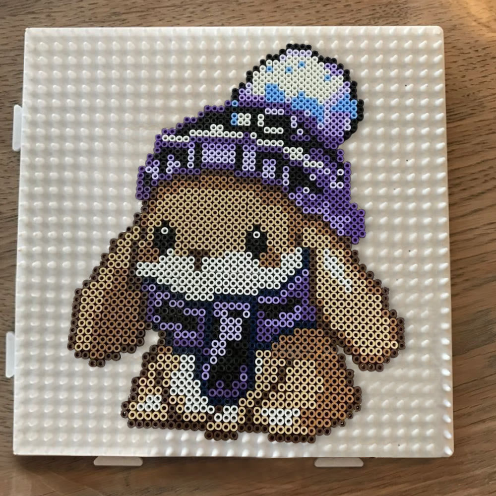 Rubbyoo Perler Beads Kit - Cutest Bunny  | Diy Handmade Craft | Perfect Birthday Gift Idea - image 6