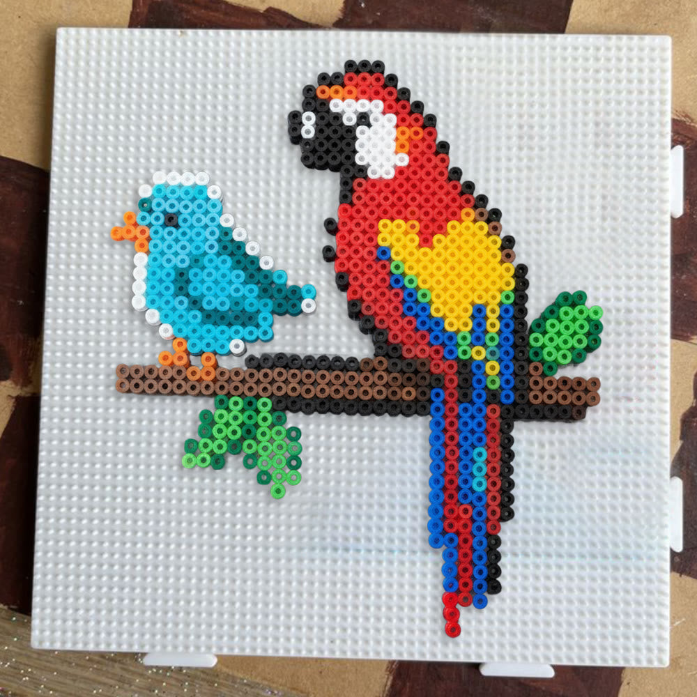 Rubbyoo Perler Beads Kit - Colourful Parrot | Creative Handmade Craft | Diy Pixel Toys For Kid  - image 8