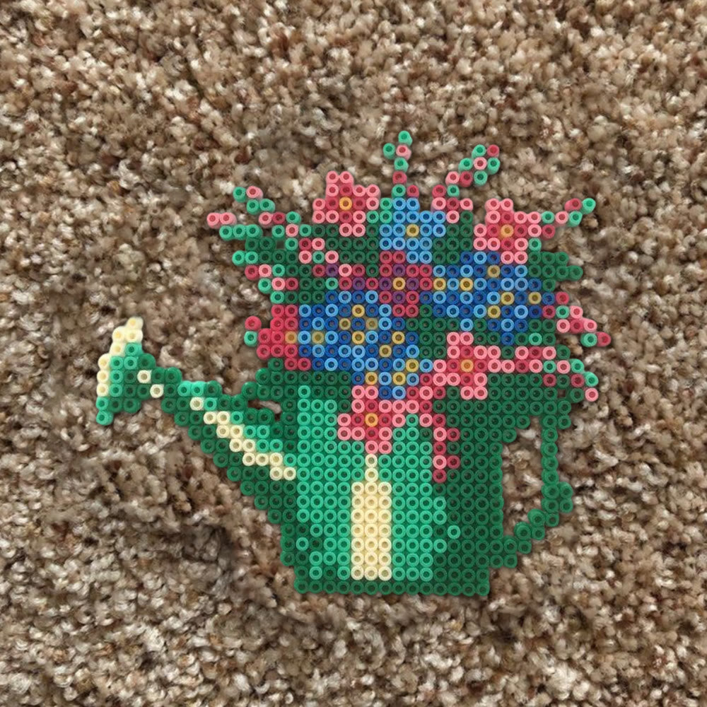 Rubbyoo Perler Beads Kit - Floral Pot | Easy Diy Craft  | Nice Present For Handmade Lovers - image 9