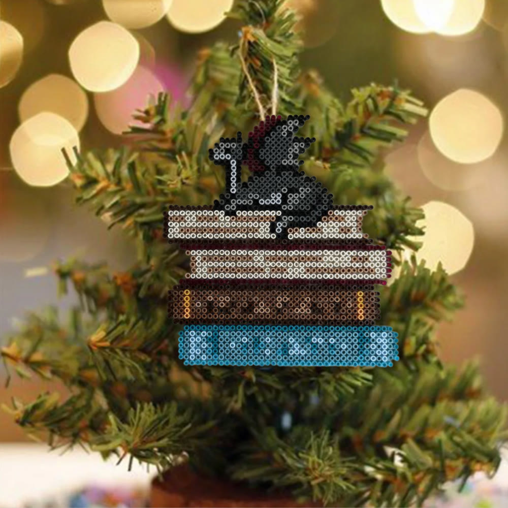 Rubbyoo Perler Beads Kit - Dragon And Book | Easy Handmade Craft | Diy Home Decoration - image 2