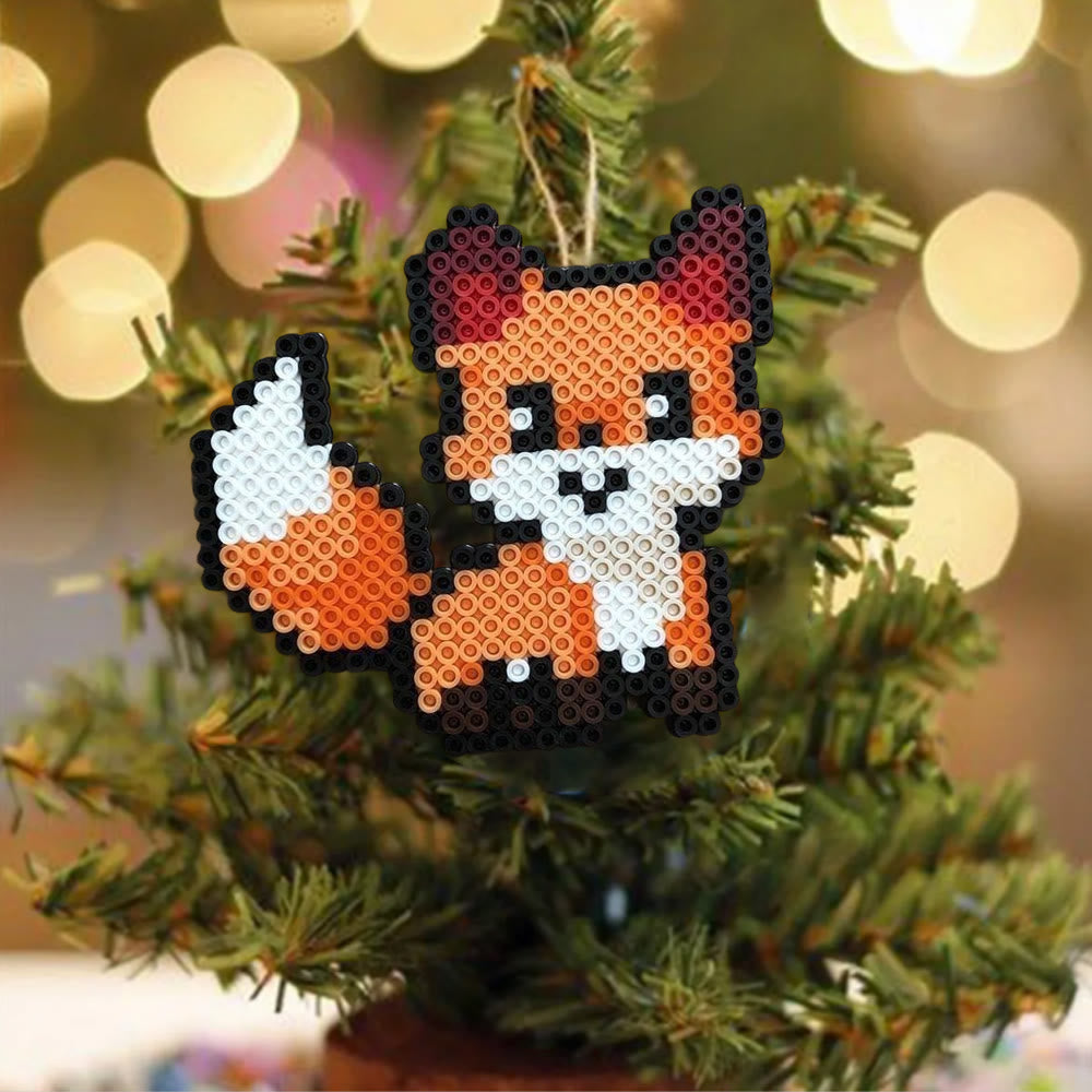 Rubbyoo Perler Beads Kit - Little Fox | Adorable Pixel Art | Handmade Craft For Kid - image 4