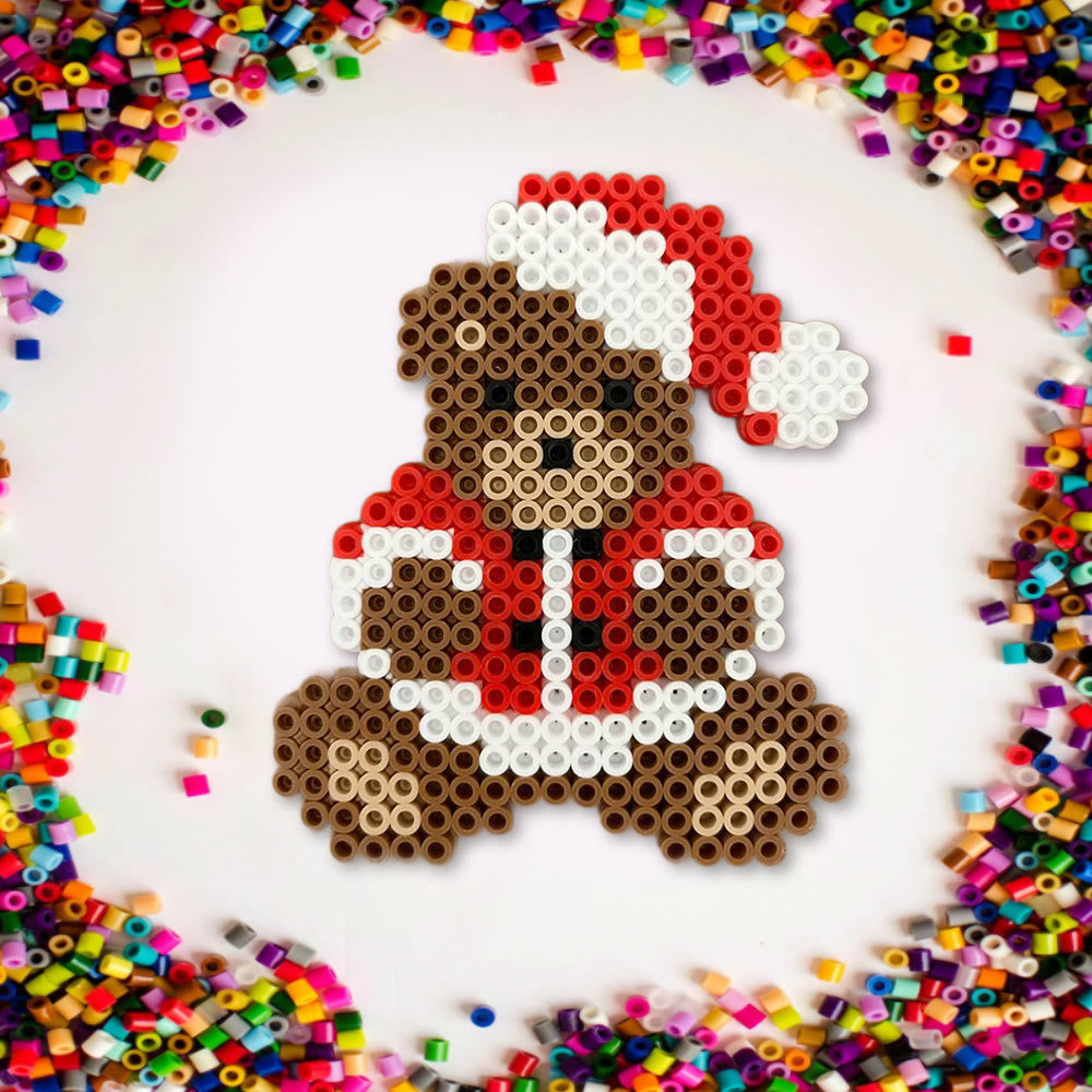 Rubbyoo Perler Beads Kit - Christmas Bear | Lovely Christmas Gifts | Perfect For Holiday Ornament - image 8