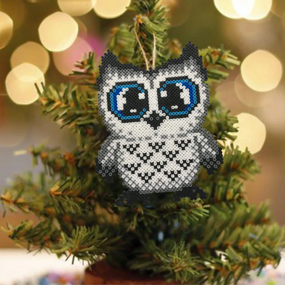Rubbyoo Perler Beads Kit - Mysterious Owl | Diy Animal Handicraft | Perfect Diy Ornament - image 3