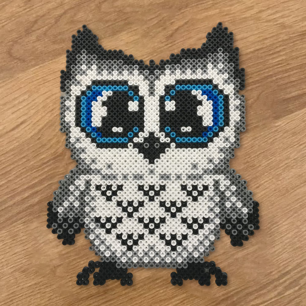 Rubbyoo Perler Beads Kit - Mysterious Owl | Diy Animal Handicraft | Perfect Diy Ornament - image 6