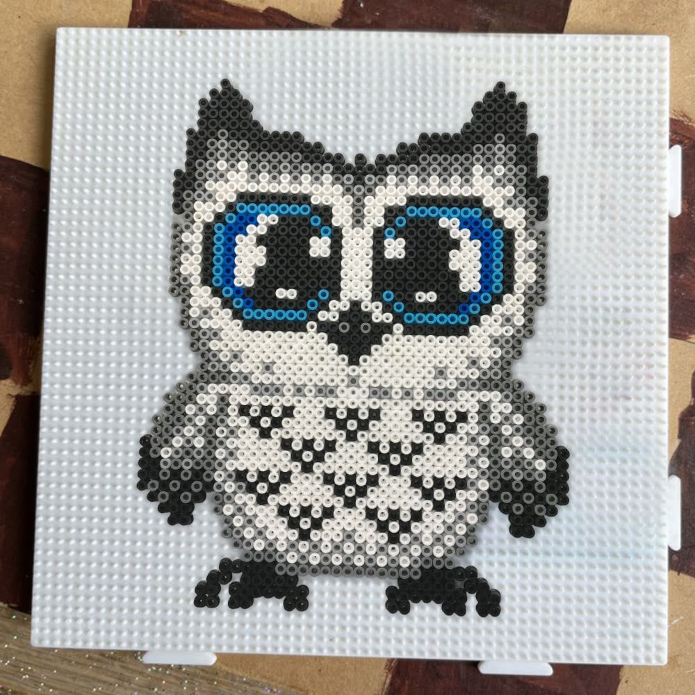 Rubbyoo Perler Beads Kit - Mysterious Owl | Diy Animal Handicraft | Perfect Diy Ornament - image 5