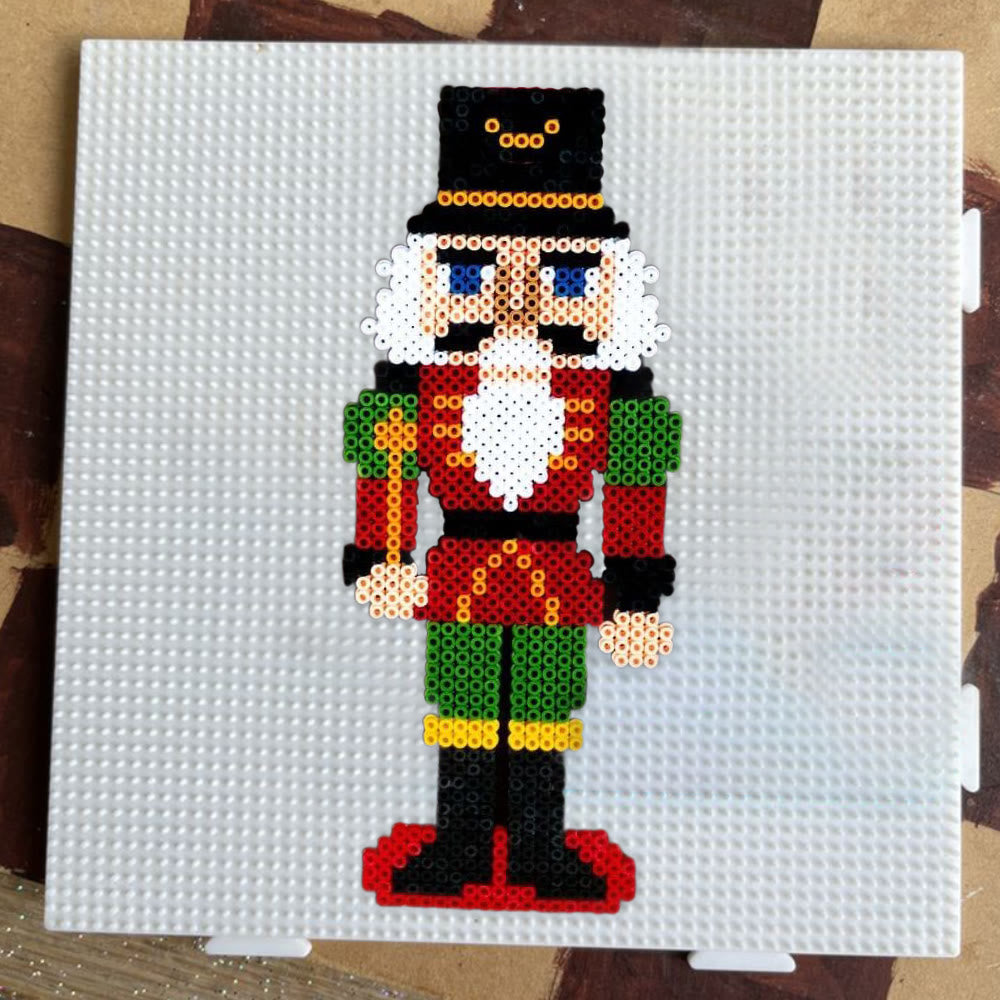 Rubbyoo Perler Beads Kit - Nutcracker Soldier | Christmas Tree Ornament | Diy Handmade Gifts - image 6