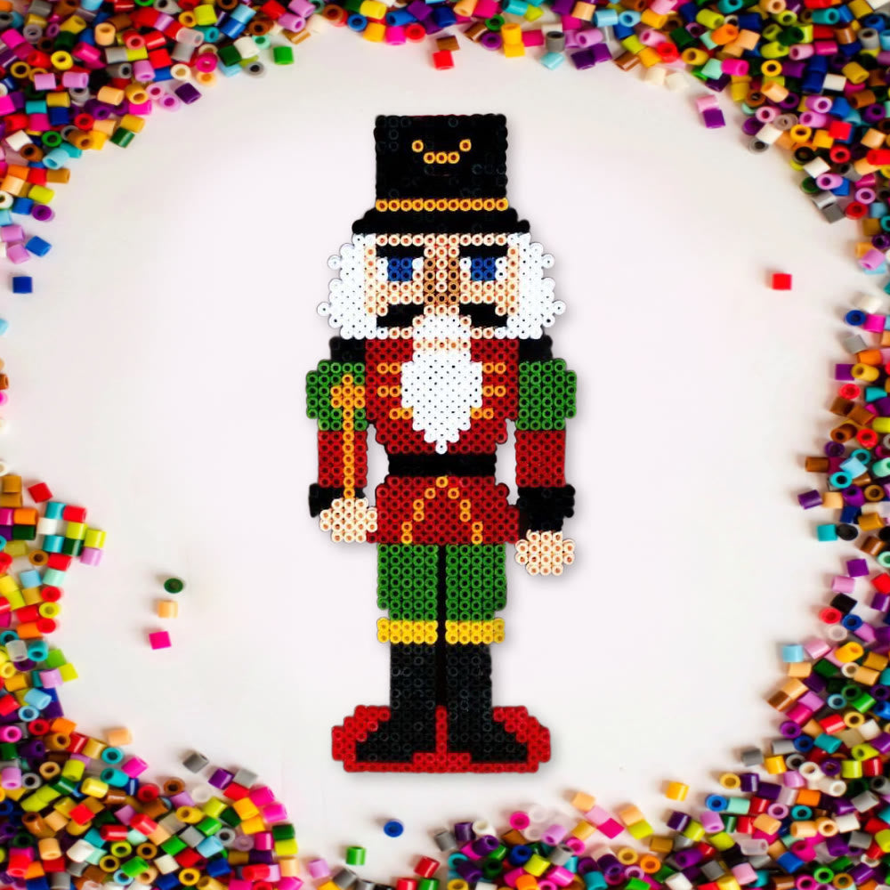 Rubbyoo Perler Beads Kit - Nutcracker Soldier | Christmas Tree Ornament | Diy Handmade Gifts - image 5
