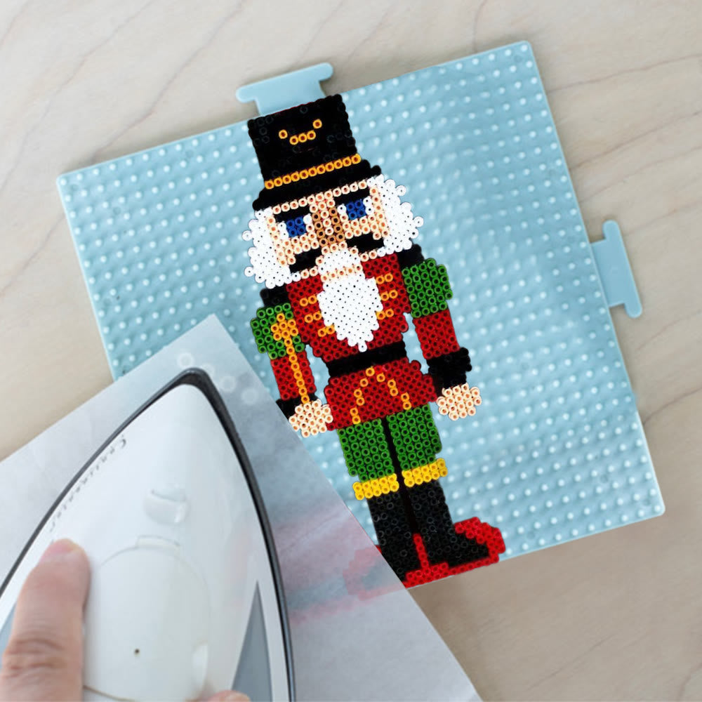 Rubbyoo Perler Beads Kit - Nutcracker Soldier | Christmas Tree Ornament | Diy Handmade Gifts - image 1