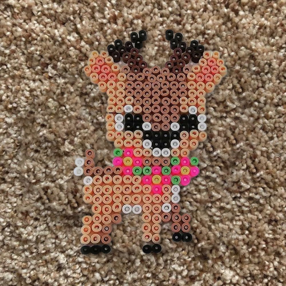 Rubbyoo Perler Beads Kit - Christmas Deer | Diy Wall Hanging Adornment | Nice Gifts For Kids - image 9