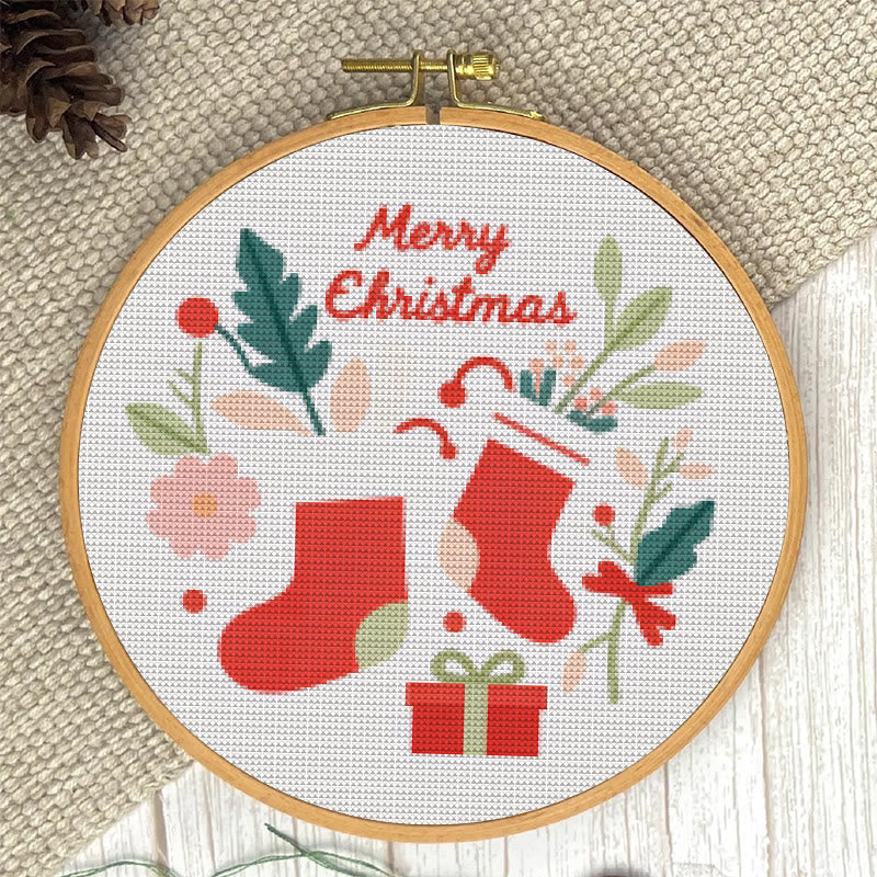  Cross Stitch Kit - Marry Christmas | Holiday Celebration Gifts | Diy Needle Collection  - image 5