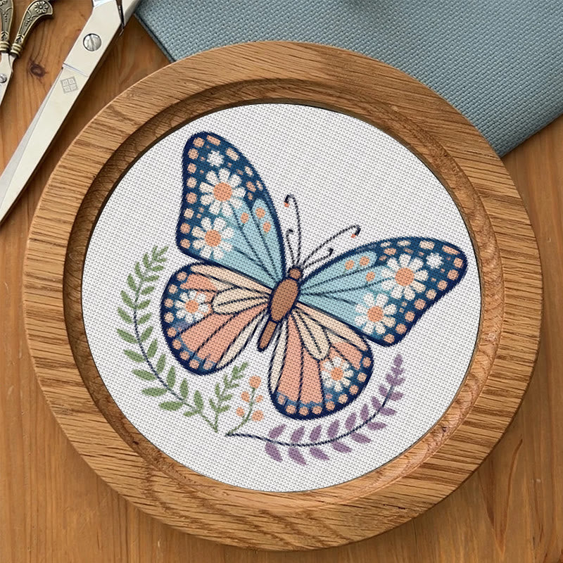  Cross Stitch Kit - Charming Butterfly | Diy Forest Animal Craft | Perfect Gift For Insect Lovers  - image 7