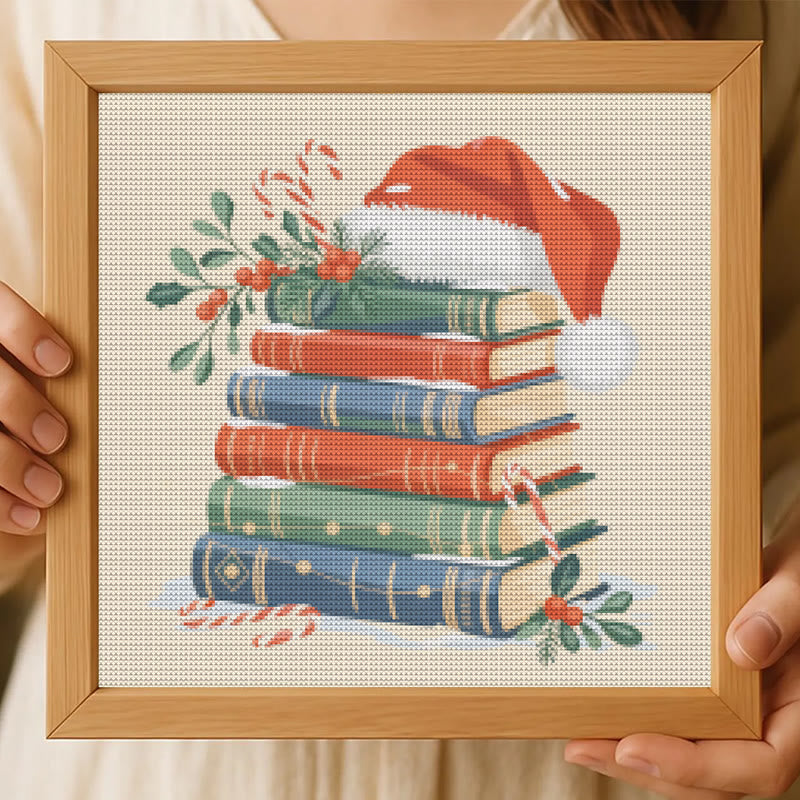 Cross Stitch Kit - Christmas Book | Christmas Home Decoration | Creative Needle Artwork - image 7
