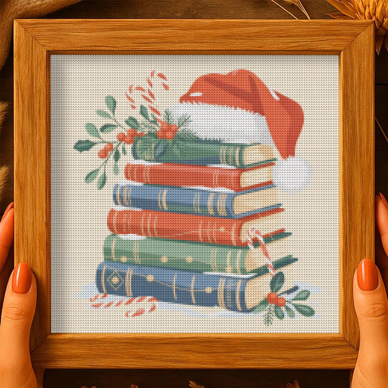 Cross Stitch Kit - Christmas Book | Christmas Home Decoration | Creative Needle Artwork - image 6