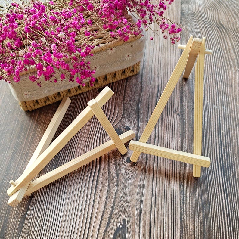 Wooden Embroidery Stand Holder - Tabletop Display Easel | Perfect For Handmade Embroidery Projects - image 2