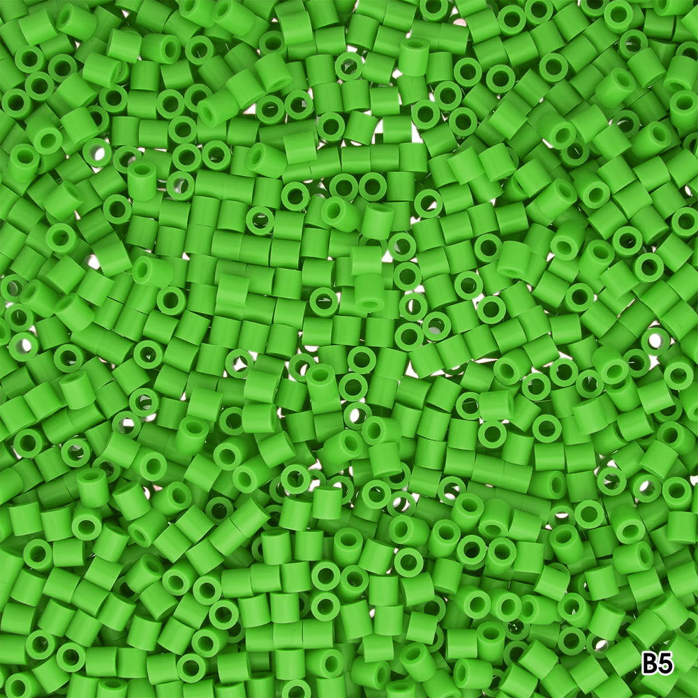 1000 Perler Beads Bag - Green Colour Series | Perfect Gift For Perler Diy Lover  - B5 - image 2