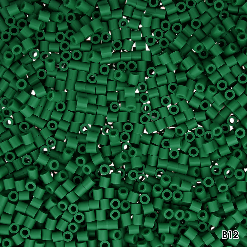 1000 Perler Beads Bag - Green Colour Series | Perfect Gift For Perler Diy Lover  - B12 - image 5