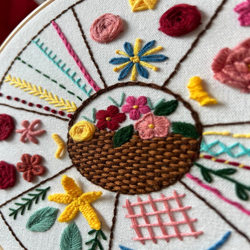 Rubbyoo 3-piece Embroidery Starter Kit - Diy Hoop Art For Beginner | Perfect  Handmade Stitch Practice  - image 1