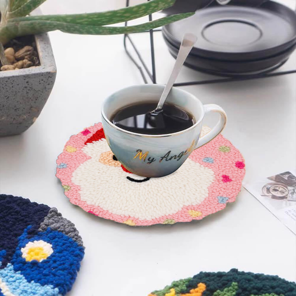 Adorable Santa Claus Punch Needle Kit - Christmas Celebration Gift | Perfect Diy Handicraft For Kid  - image 10