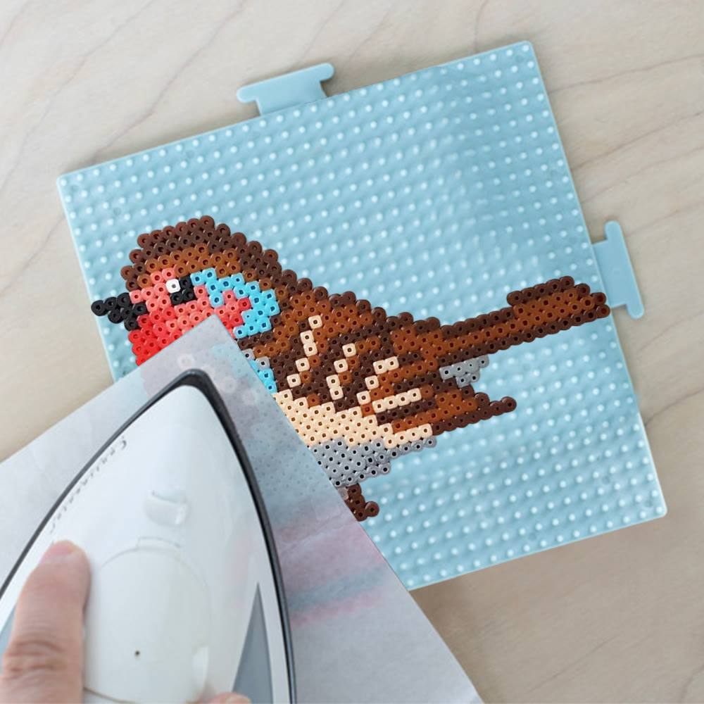 Rubbyoo Perler Beads Kit - Robin Bird | Handmade Pixel Art | Perfect Craft For Beginner - image 3