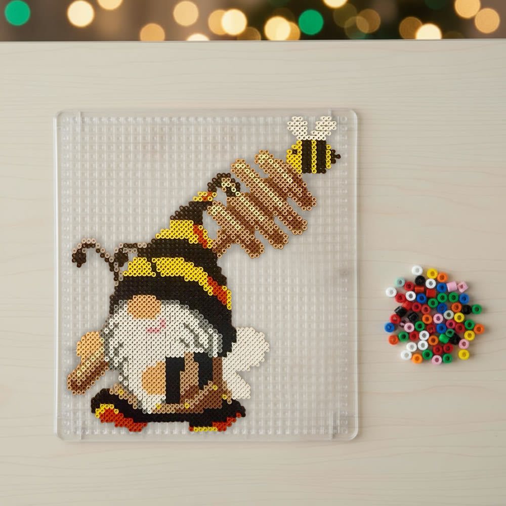 Rubbyoo Perler Beads Kit - Honey Gnome | Autumn Handmade Art | Easy Pixel Craft For Kid - image 1