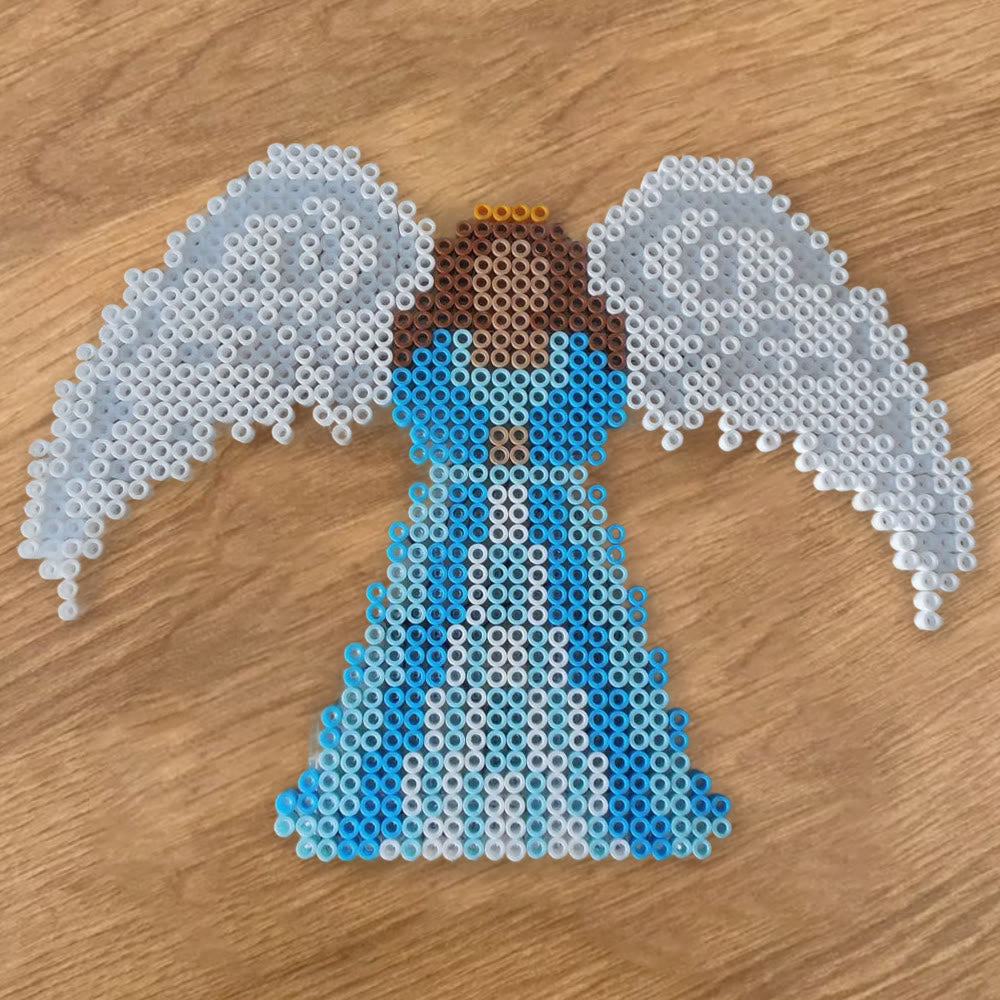 Rubbyoo Perler Beads Kit - Guardian Angel | Diy Festive Ornament | Easy Handmade Craft  - image 8