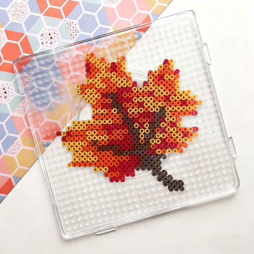 Rubbyoo Perler Beads Kit - Maple Leaves | Autumn Handmade Decorative Gifts | Perfect Craft For Diy Beginner  - image 5