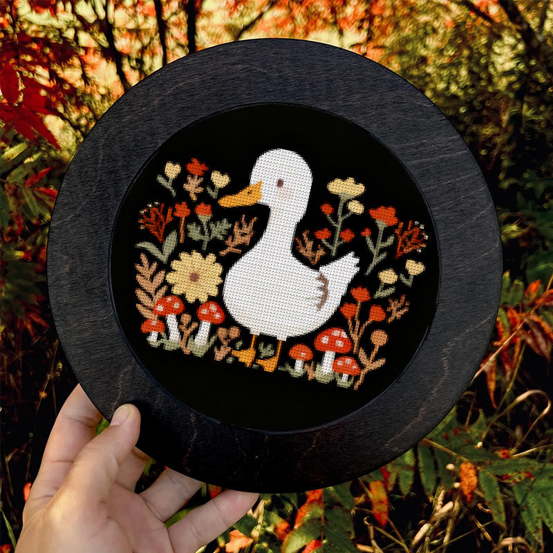 Cross Stitch Kit - Floral Duck | Autumn Animal Craft | Nice Stitch Gifts - image 8
