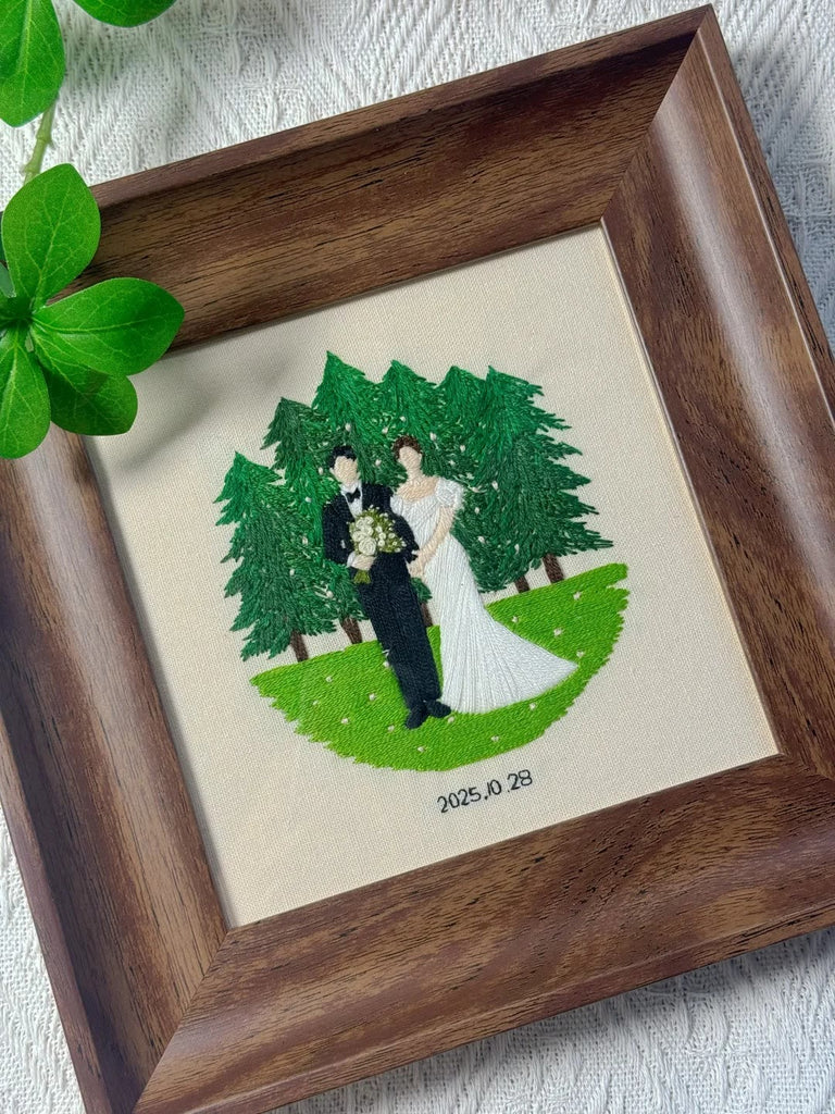Rubbyoo Embroidery Kit - Scenery Series Needlecraft | Diy Home Decor | Unique Housewarming Gift - Forest Wedding - image 14