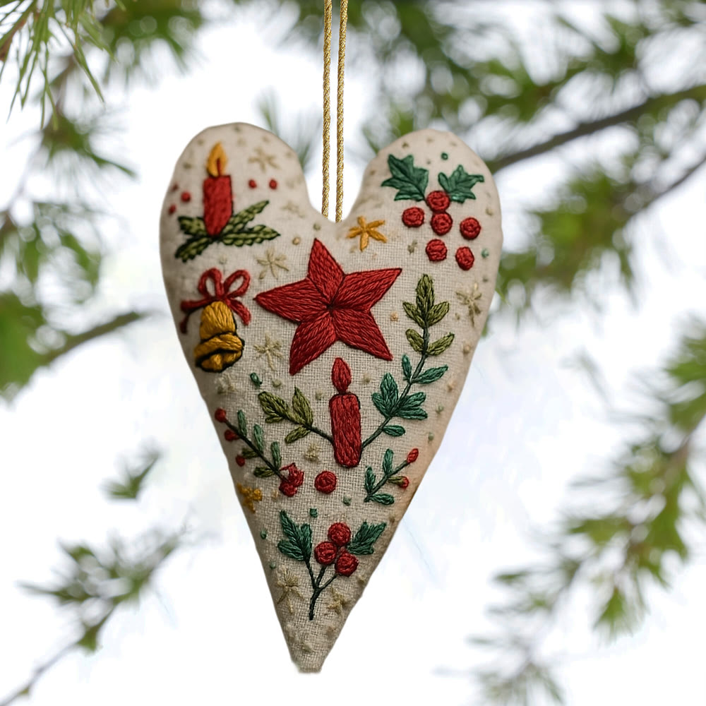 Rubbyoo Heart Embroidery Kit - Christian Candle | Christmas Decoration | Nice Festival Gift - image 7