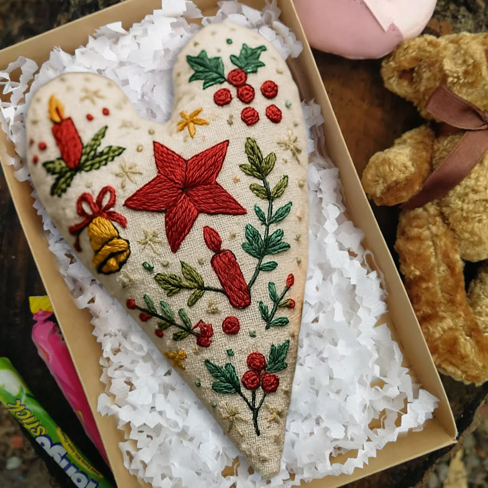 Rubbyoo Heart Embroidery Kit - Christian Candle | Christmas Decoration | Nice Festival Gift - image 6