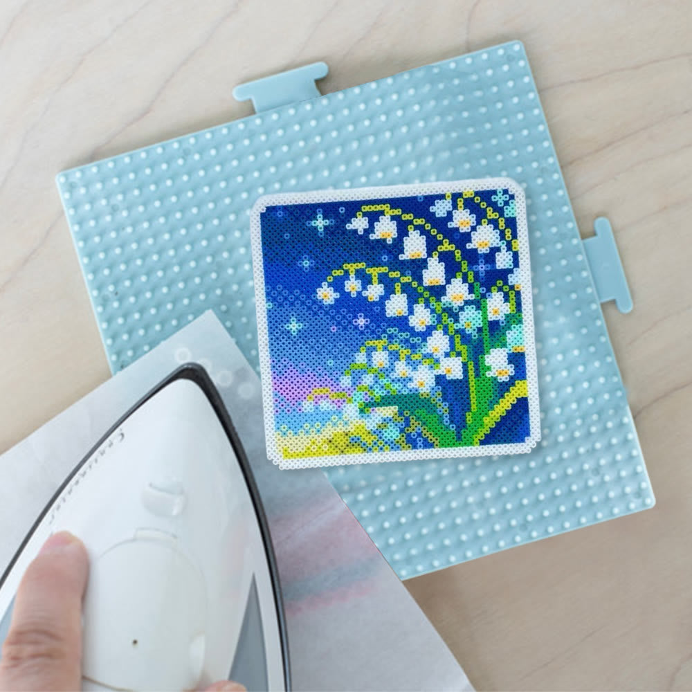 Rubbyoo Perler Beads Kit - Lily Of The Valley | Diy Floral Craft | Nice Gift For Her - image 2