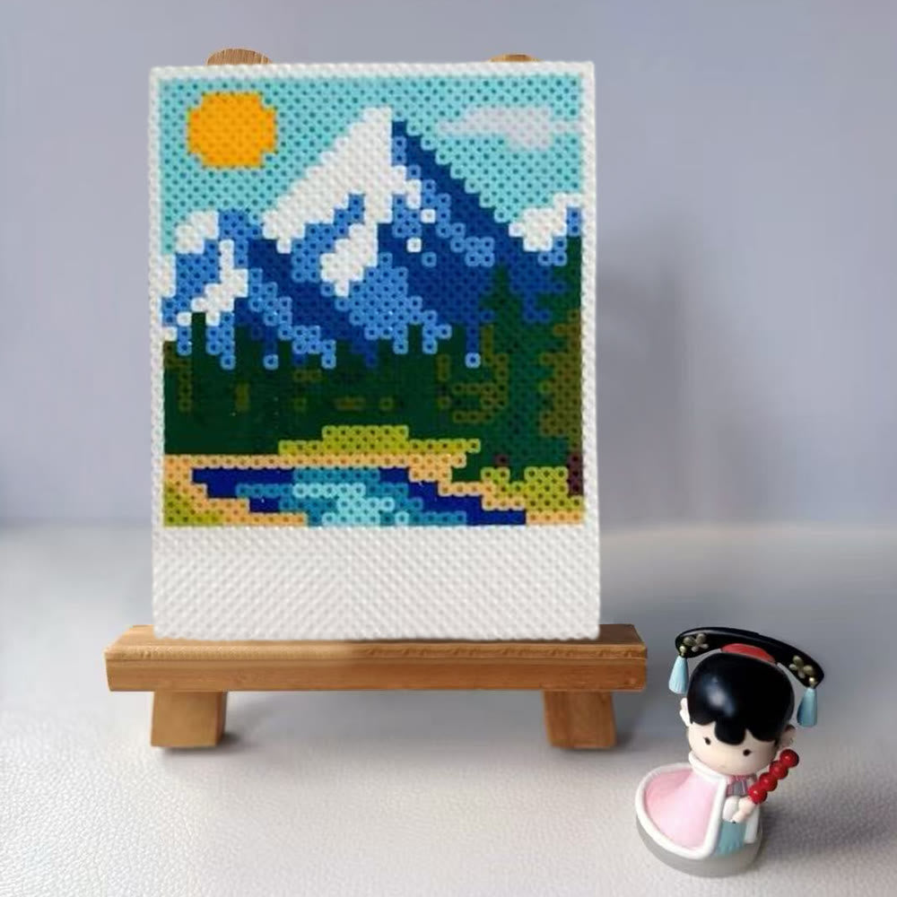 Rubbyoo Perler Beads Kit - Mountain View | Charming Landscape Craft | Perfect For Birthday Gift - image 3