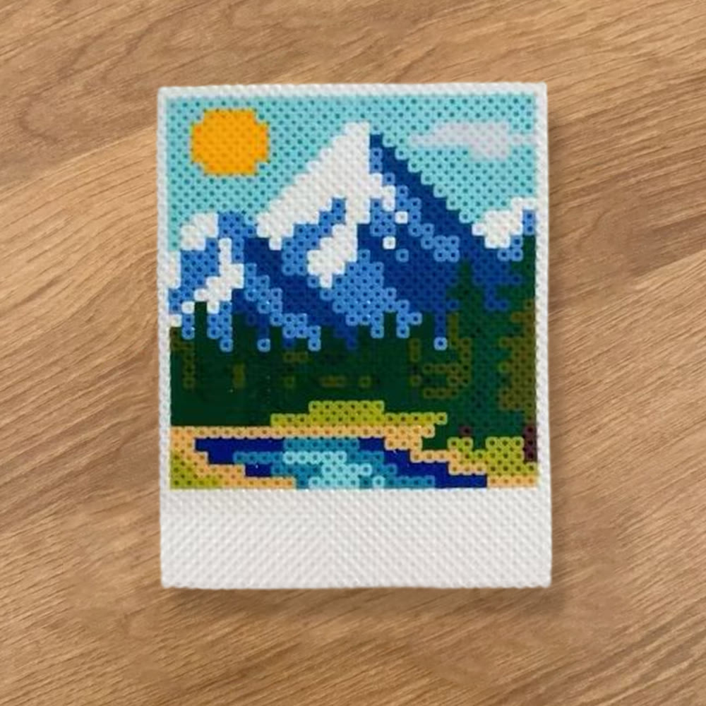 Rubbyoo Perler Beads Kit - Mountain View | Charming Landscape Craft | Perfect For Birthday Gift - image 2