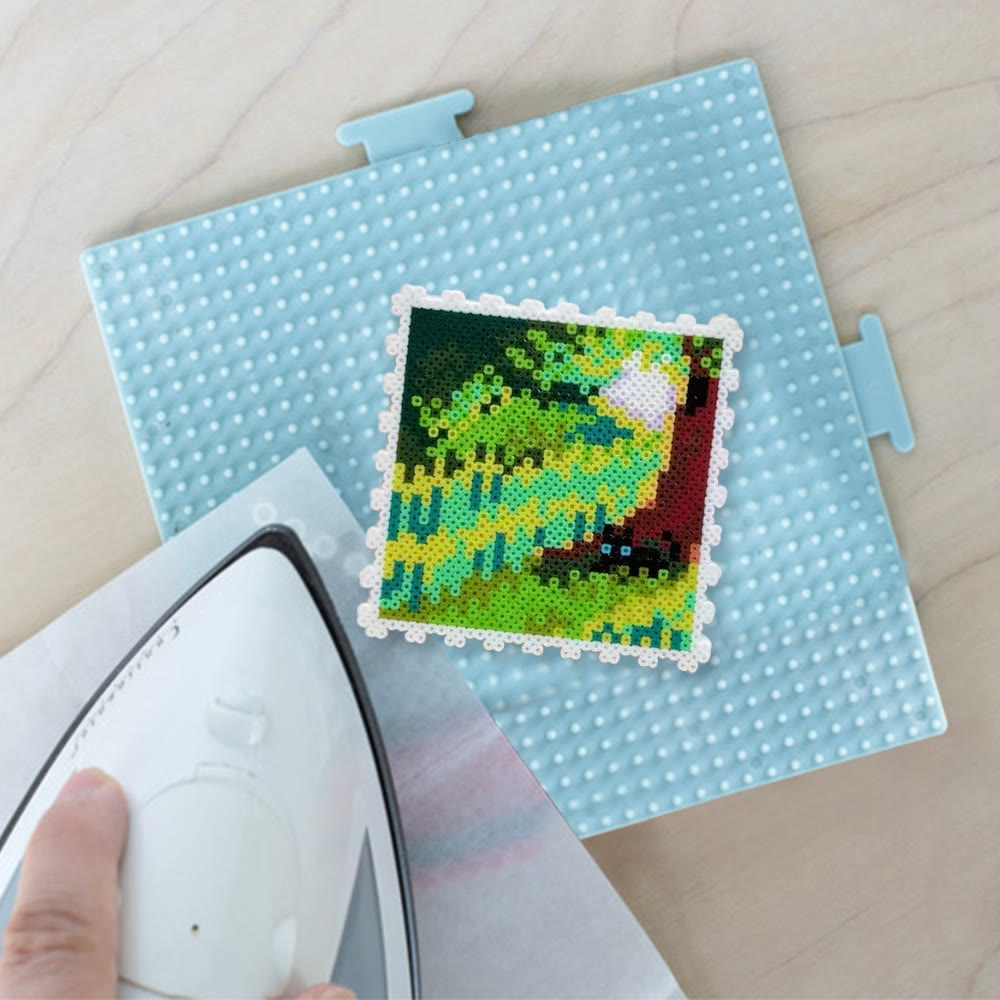 Rubbyoo Perler Beads Kit - The Shade Of Trees | Unique Handmade Craft | Easy Pixels Art - image 8