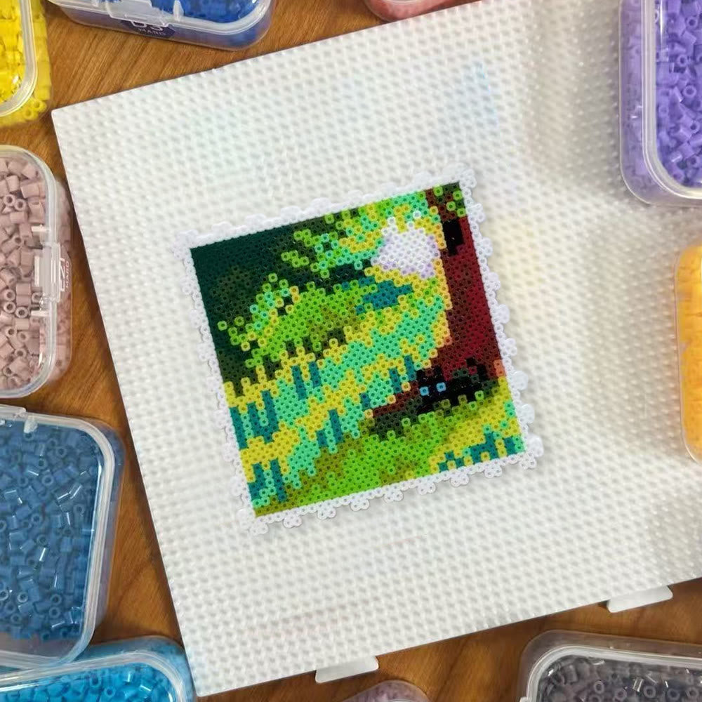 Rubbyoo Perler Beads Kit - The Shade Of Trees | Unique Handmade Craft | Easy Pixels Art - image 4