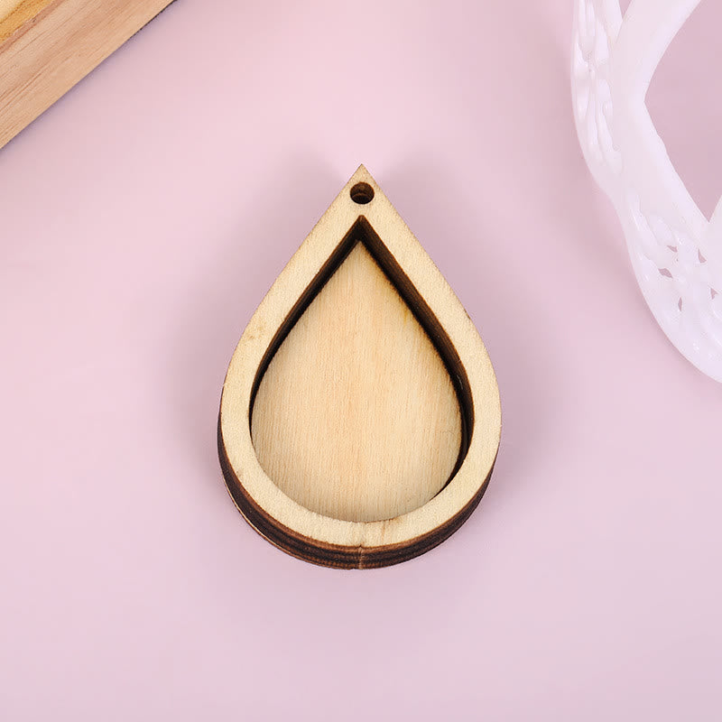 Embroidery Mini Wooden Irregular Shapes Hoops | Handmade Christmas Ornament | Perfect For Diy Stitch Art - image 2