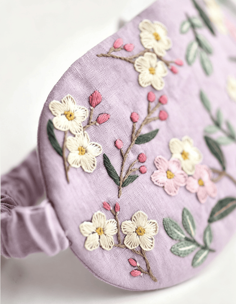 Handmade  Eye Mask Kit | Floral Eye Mask Handicraft | Unique Anniversary Gift - image 3