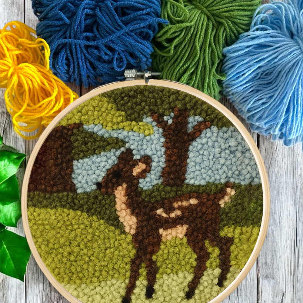Forest Fawn Punch Needle Kit - Artisan-crafted Creation | Nature-inspired Lover's Pick - image 10