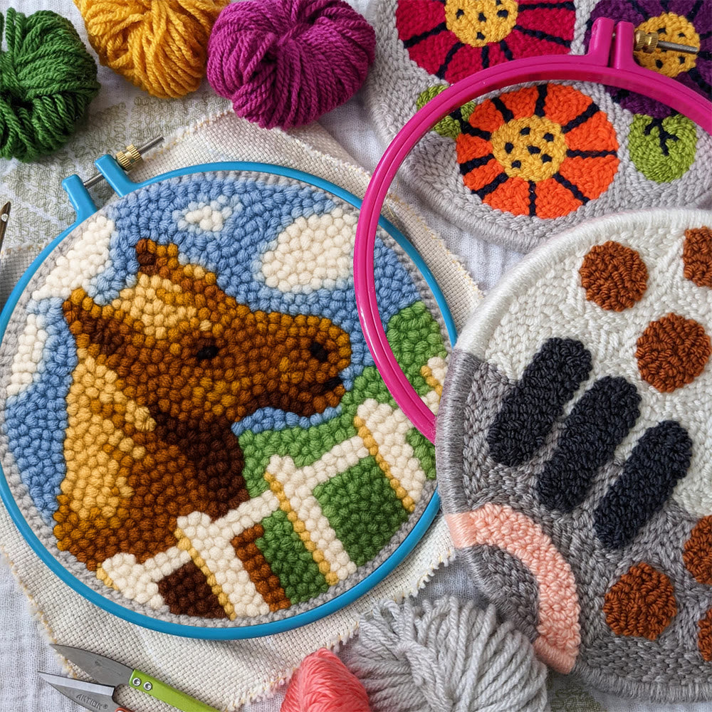 Horse Pasture Punch Needle Kit - Rustic Handcraft Gift |  Artisan-Crafted Art - image 9