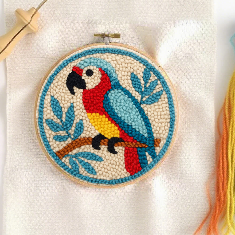 Parrot Tropical Punch Needle Kit - Geeky Decor Must-have | Fantasy Enthusiast Craft - image 5