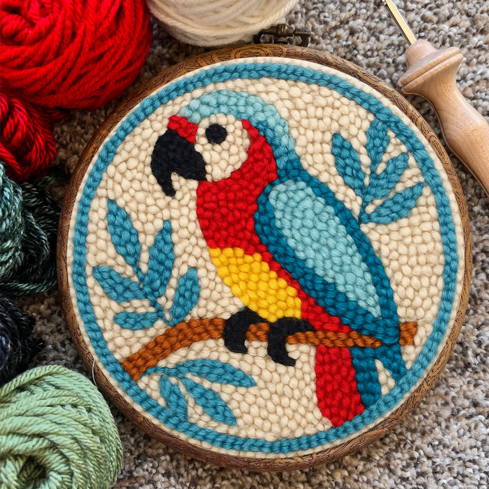 Parrot Tropical Punch Needle Kit - Geeky Decor Must-have | Fantasy Enthusiast Craft - image 3