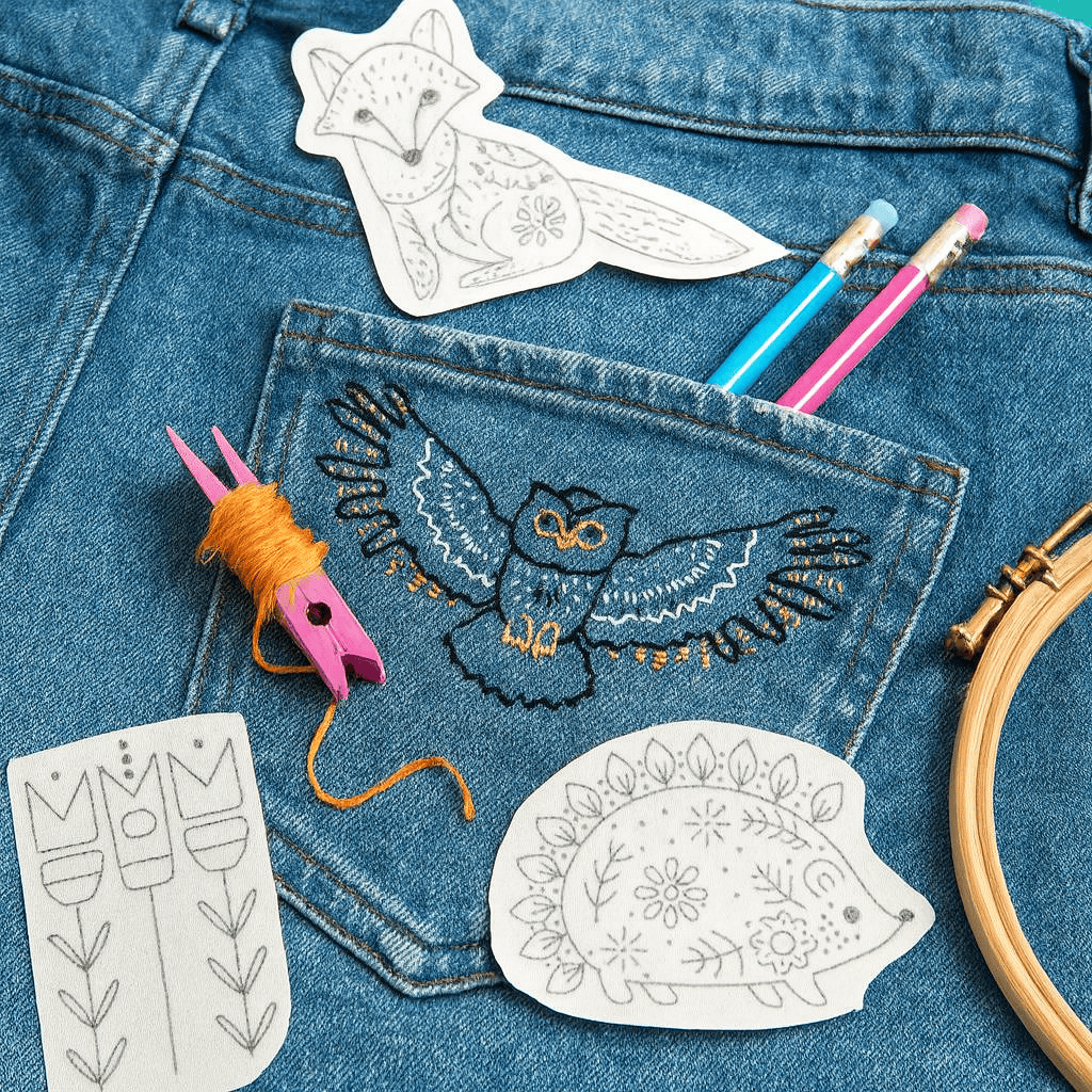 Woodland Animal Stick And Stitch Patterns | Creative Embroidery Design | Nice Gift For Diy Lovers - image 1