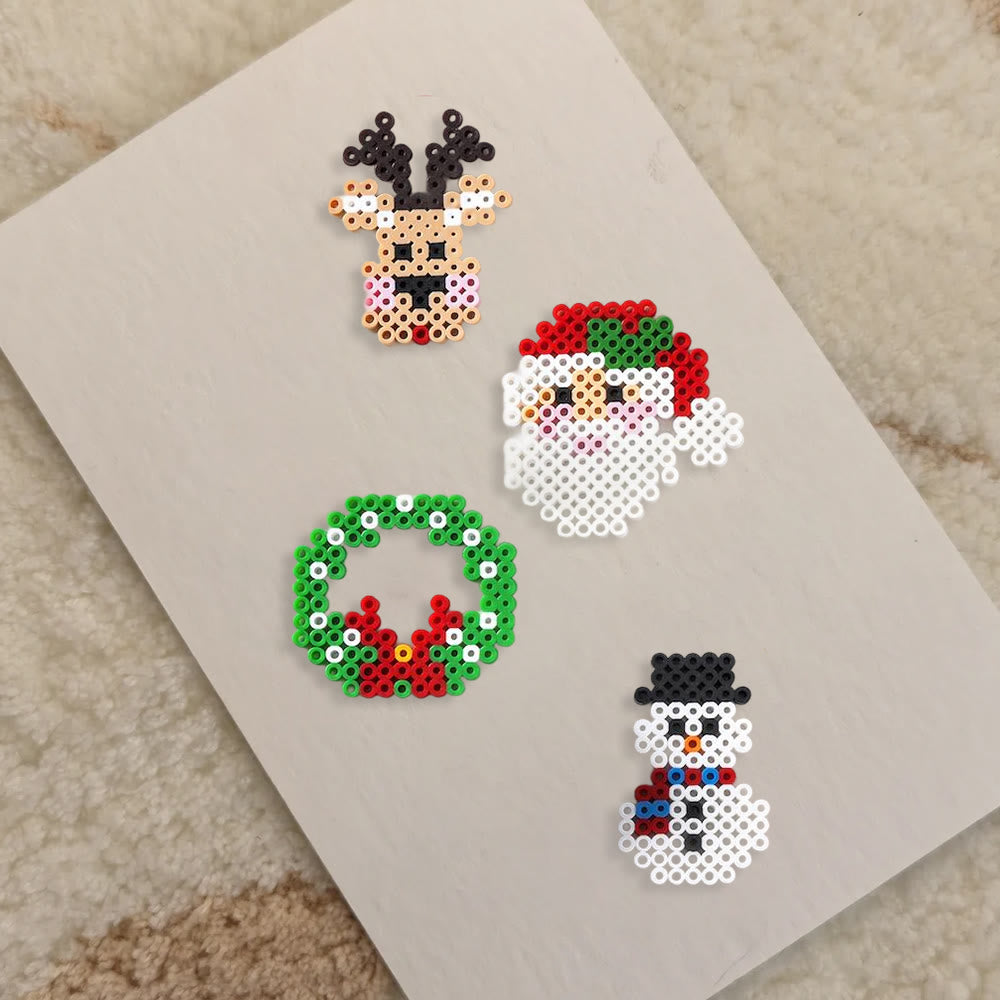 Rubbyoo Perler Beads Kit - Christmas Series | Creative Pixel Art  | Holiday Diy Craft  - image 3