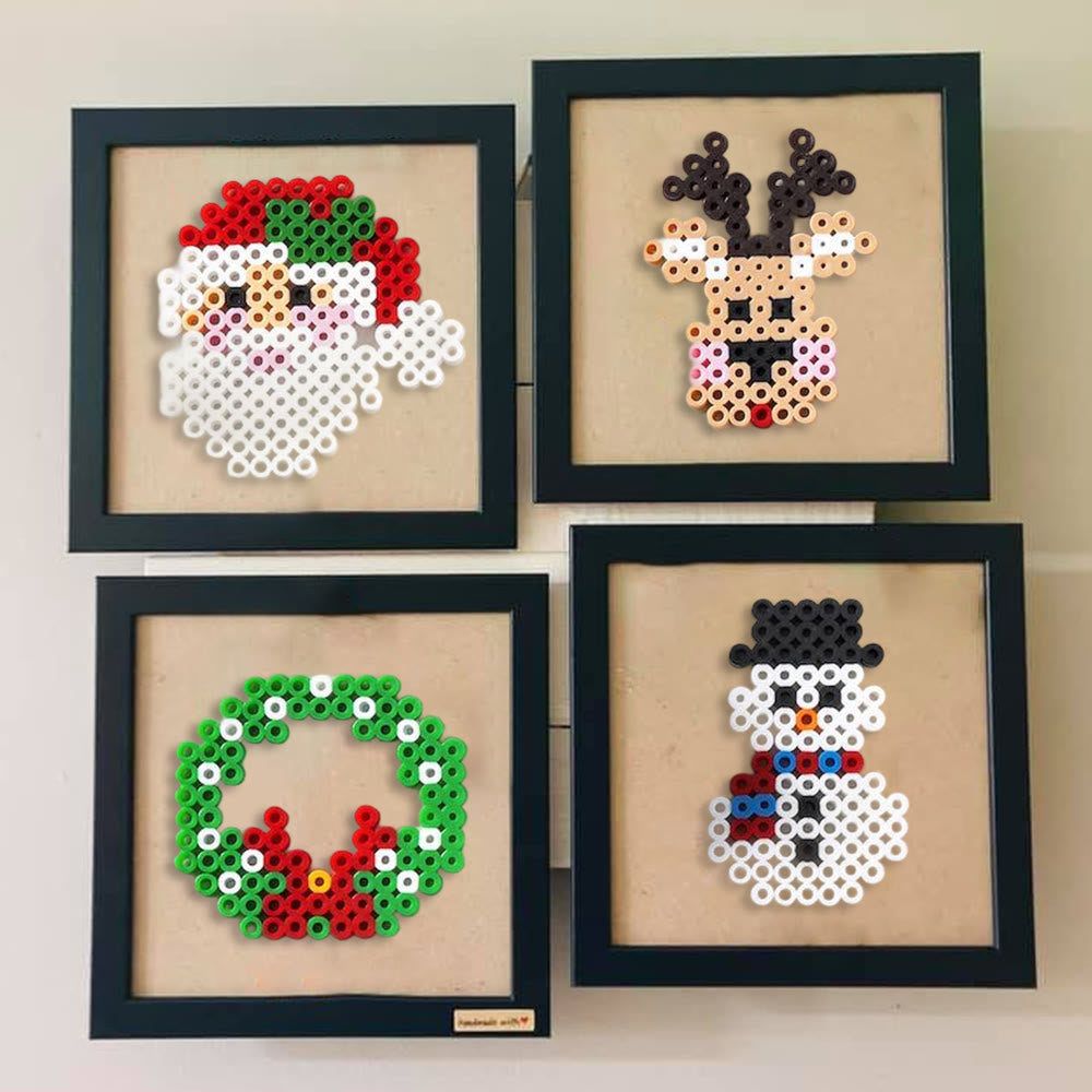 Rubbyoo Perler Beads Kit - Christmas Series | Creative Pixel Art  | Holiday Diy Craft  - image 1